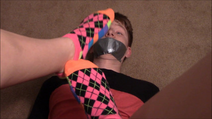 Peeking Boyfriend Turned Into a Foot Smelling Slave