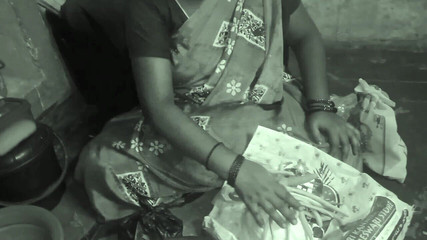 Stepaunty Home Working Boobs Pressing in Husband