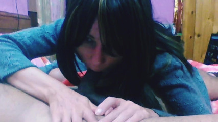 Hot Slut Girl Sucks and Licks BBC.