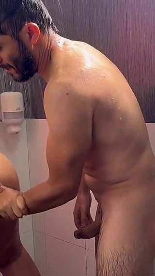 Hot Latina Enjoys Wet Anal Sex Under the Shower with Her Friend