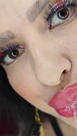 Bi/fag Encouragement, Humiliation, Spit, Middle Finger, Cum