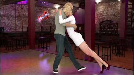 Chris Going Out with Andrea for a Bar Dance