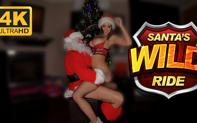 4K Santa's wild ride - ImMeganLive
