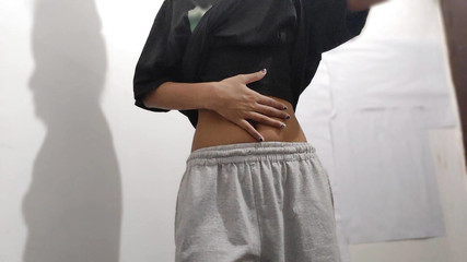 Hot Cute Girl Squinting Fingering and Playing with Her Pussy