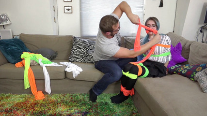 Luna Grey - home college teacher in bondage