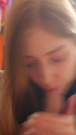 A Cute Schoolgirl in Stockings Will Delight You with a Foot Job and Her Wet Pussy