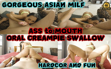 Ass to Mouth Oral Creampie Swallow