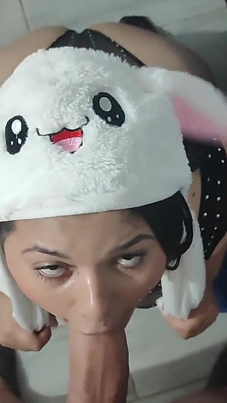 Teen Cosplay Sucking Big Dick