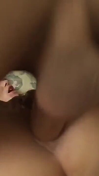 Threesome Sex with a Sensual Woman with Two Beautiful Tits and Golden Hair in a Double Penetration