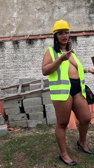 Work and Horniness: the Architect's Wild Masturbation on a Live Construction Site!