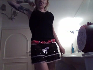 Sexy Lingerie with Dildo in Mouth