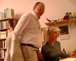 Hot German Blonde Getting Her Shaved Muff Smashed Hard