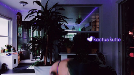 Trying on kute klothes while it gets dark outside