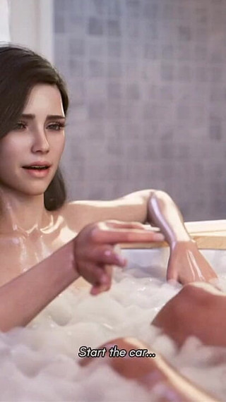 Ms Denvers 02 - He Watches His Sexy Landlady Taking a Bath and Got Caught - 3D Hentai Porn Game