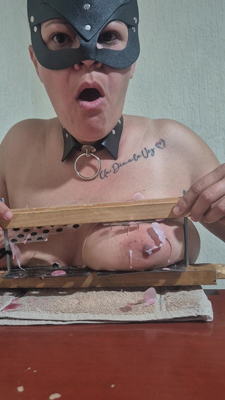 BDSM on Myself with Some Wax Play