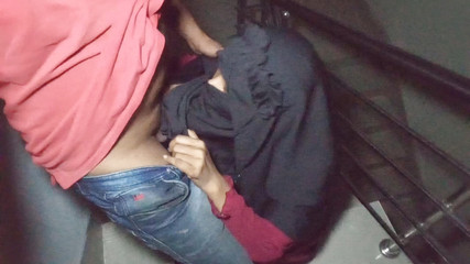 Bangla Couple Fucks on the Stairs