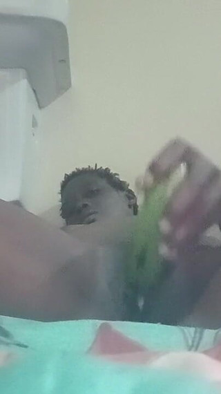 Fucking Using Banana at Night