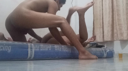 18yo Put the Bed in the Floor to Avoid His Mother Hear Us Fucking