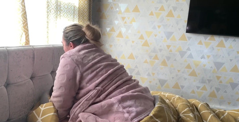 Part One of Another Three Part Video! Me in My MILF Style Pink Dressing Gown!