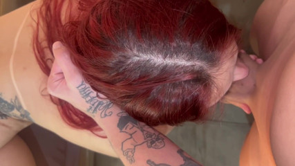 He Came a Lot Inside the Ass of the Submissive Anal Creampie