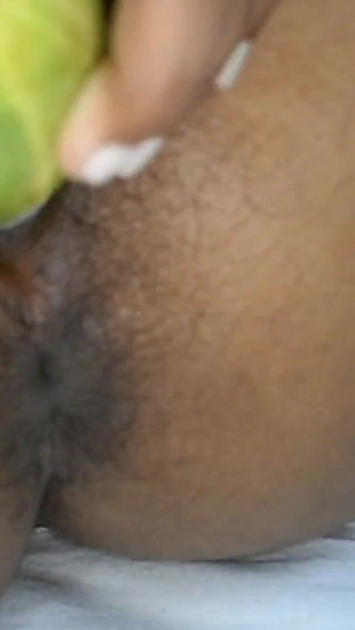 My First Time with Cucumber & Vibrator - I Cum so Hard on Camera