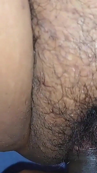 WildEnglishBBW BBC rubbing his cock on my hairy pussy creampie