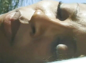 Black whore and her master fucking in the pool