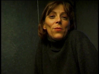 Lovely brunette banged and jizzed on tits in the elevator