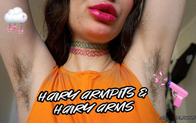 Sweaty Hairy Armpits and Hairy Pits Worship