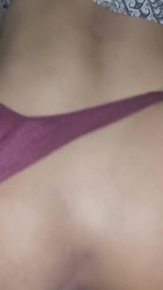 Brunette Feels Horny When Giving Her Ass