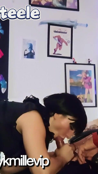 Hard Fucking Wednesday Addams Tight Pussy, Creampie and Plug in Her Anus!