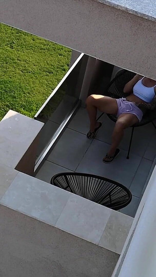 Caught My Sexy Wife Neighbor Masturbating