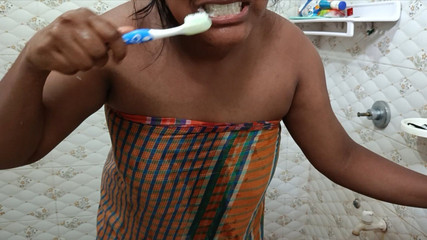 Desi Vabi Shawor Nature Bengali Bathroom