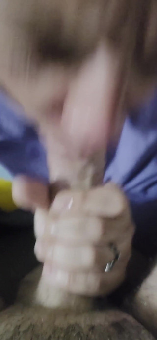 Married Neighbor Gives Me Quickie BJ While Wife Is at Work