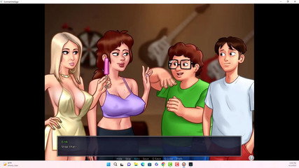 Summertime saga - Johannes and Erik watched Iwanka, Iwanka gave Johannes a blow job on camera