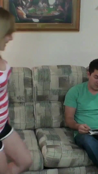 Stepbrother Home From College Seduced by Smoking Stepsister