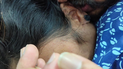 Nighty Hot Fuck by Husband and Wife in Bedroom Part - 3, Hot Indian Couple Romance in Bedroom