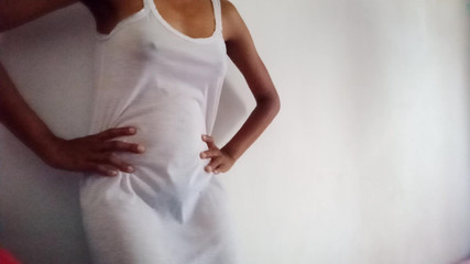 Young Indian Girl Seduce to Play with her Boobs - 3