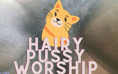 Hairy pussy worship