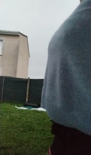 I do exhibition with my big tits