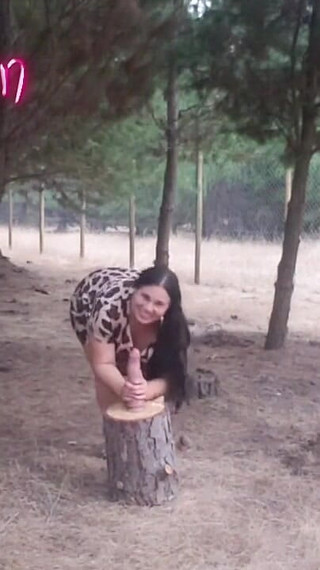 Recoping Woods Sexy Stepmom Outdoors