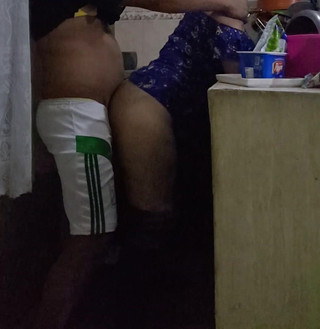 Maid Delivers Ass in the Kitchen