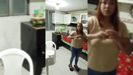 Divine Being with a Busty Brunette From the United States