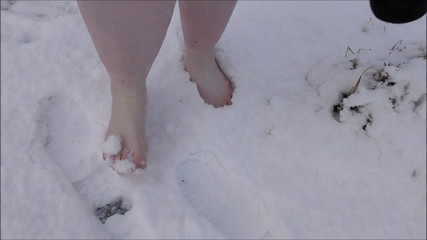 Barefoot in the Snow