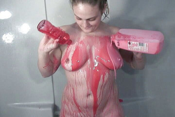 Messy amateur shower