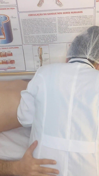 Nurse Has Her First Patient with an Erect Penis!