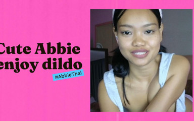 Cute Abbie Enjoy Dildo