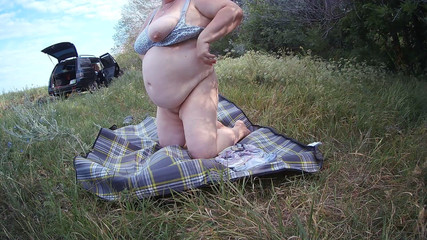 I Love Masturbating Pussy with Toys in Nature