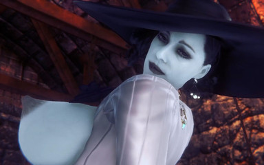 Lady Dimitrescu Reverse Cowgirl : Resident Evil Village Parody