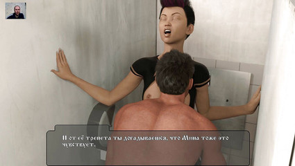 Guy fucks the girl's tight pussy and cums with a vaginal creampie - 3D porn - cartoon sex